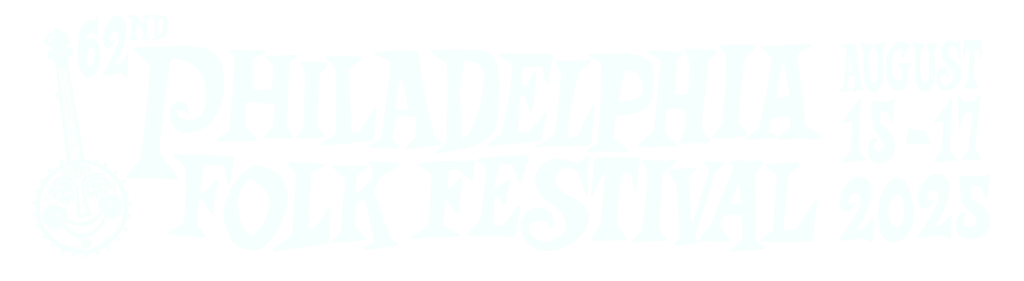 Logo - 62nd Philadelphia Folk Festival - Aug 15-17, 2025 62nd Philadelphia Folk Festival - Aug 15-17, 2025